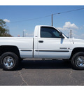 dodge 1500 ram 1999 white pickup truck 4x4 gasoline v8 4 wheel drive automatic 76543