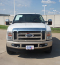 ford f 250 super duty 2010 white king ranch diesel 8 cylinders 4 wheel drive automatic 76108