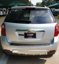 chevrolet equinox 2013 silver ltz gasoline 4 cylinders front wheel drive automatic 76051