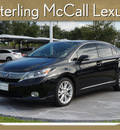 lexus hs 250h 2010 black sedan hybrid 4 cylinders front wheel drive automatic 77074