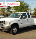ford f 350 super duty 2004 white xlt diesel 8 cylinders 4 wheel drive automatic with overdrive 55124