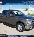 ford f 150 2013 gray xlt flex fuel 6 cylinders 2 wheel drive automatic 76108