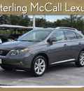 lexus rx 350 2012 gray suv gasoline 6 cylinders front wheel drive shiftable automatic 77074