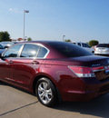 honda accord 2012 dk  red sedan lx p gasoline 4 cylinders front wheel drive 5 speed automatic 76210