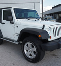 jeep wrangler 2012 white suv sport gasoline 6 cylinders 4 wheel drive automatic 76011
