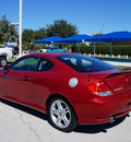 hyundai tiburon 2005 red hatchback gt gasoline 6 cylinders front wheel drive automatic 76206
