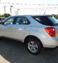 chevrolet equinox 2010 silver suv ls gasoline 4 cylinders front wheel drive automatic 55318
