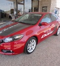 dodge dart 2013 red sedan rallye gasoline 4 cylinders front wheel drive other 76401