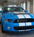ford mustang 2010 lt  blue coupe shelby gt500 gasoline 8 cylinders rear wheel drive 6 speed manual 76011