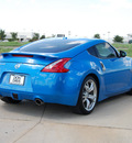 nissan 370z 2009 blue coupe touring gasoline 6 cylinders rear wheel drive automatic 76011