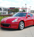 nissan 370z 2009 red coupe gasoline 6 cylinders rear wheel drive automatic 76011