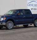 ford f 150 2013 blue xlt gasoline 6 cylinders 4 wheel drive automatic 79407