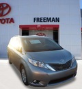 toyota sienna 2014 silver van xle 8 passenger gasoline 6 cylinders front wheel drive automatic 76053