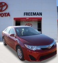 toyota camry 2014 red sedan le gasoline 4 cylinders front wheel drive automatic 76053