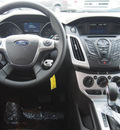 ford focus 2014 black hatchback se flex fuel 4 cylinders front wheel drive automatic 77375