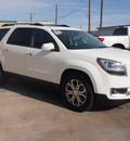 gmc acadia 2013 white suv slt 1 gasoline 6 cylinders all whee drive automatic 79110