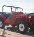 jeep willy 1942 red not specified 3 speed 79110