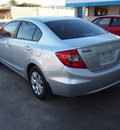 honda civic 2012 silver sedan lx 4 cylinders automatic with overdrive 77864