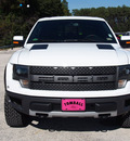 ford f 150 2013 white svt raptor gasoline 8 cylinders 4 wheel drive automatic 77375