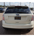 ford edge 2008 off white suv sel gasoline 6 cylinders front wheel drive automatic 77546