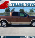 ford f 150 2012 brown lariat flex fuel 8 cylinders 2 wheel drive automatic 77587