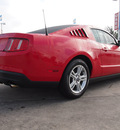 ford mustang 2010 red coupe gasoline 6 cylinders rear wheel drive automatic 77521