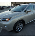 lexus rx 350 2013 beige suv gasoline 6 cylinders front wheel drive shiftable automatic 77546