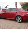 lexus is 350 2014 red sedan gasoline 6 cylinders rear wheel drive 8 speed 77546