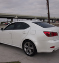 lexus is 250 2012 white sedan gasoline 6 cylinders rear wheel drive automatic 77074