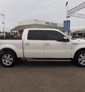 ford f 150 2011 white lariat gasoline 6 cylinders 2 wheel drive 6 speed automatic 77375