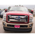 ford f 250 super duty 2014 red king ranch biodiesel 8 cylinders 4 wheel drive automatic 77375