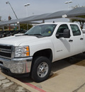 chevrolet silverado 2500hd 2014 white work truck flex fuel 8 cylinders 4 wheel drive automatic 76051