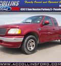ford f 150 1999 dk  red xlt v8 automatic 77505