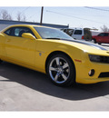 chevrolet camaro 2010 yellow coupe ss gasoline 8 cylinders rear wheel drive automatic 79110