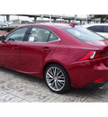 lexus is 250 2014 red sedan gasoline 6 cylinders rear wheel drive automatic 77074