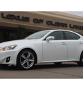 lexus is 250 2011 white sedan 6 cylinders automatic 77546