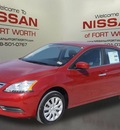 nissan sentra 2014 dk  red sedan s gasoline 4 cylinders front wheel drive automatic 76116