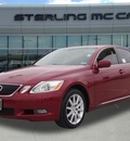 lexus gs 300 2006 red sedan gasoline 6 cylinders all whee drive shiftable automatic 77074