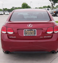 lexus gs 300 2006 red sedan gasoline 6 cylinders all whee drive shiftable automatic 77074