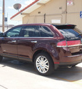lincoln mkx 2010 dk  red suv gasoline 6 cylinders front wheel drive automatic 79110