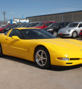 chevrolet corvette 2001 yellow coupe gasoline 8 cylinders rear wheel drive automatic 79110