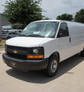 chevrolet express cargo 2014 white van 3500 8 cylinders automatic 76051