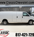 chevrolet express cargo 2014 white van 2500 8 cylinders automatic 76051