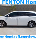 honda odyssey 2014 white van touring elite gasoline 6 cylinders front wheel drive automatic 75606