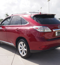 lexus rx 350 2011 red suv 6 cylinders automatic 77074