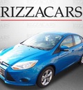 ford focus 2014 blue sedan se flex fuel 4 cylinders front wheel drive automatic with overdrive 60546