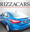 ford focus 2014 blue sedan se flex fuel 4 cylinders front wheel drive automatic with overdrive 60546
