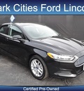 ford fusion 2014 black sedan se gasoline 4 cylinders front wheel drive automatic 75235