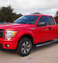 ford f 150 2013 red stx flex fuel 8 cylinders 2 wheel drive automatic 76011