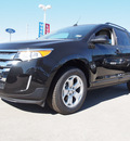 ford edge 2014 black sel gasoline 6 cylinders front wheel drive shiftable automatic 77521
